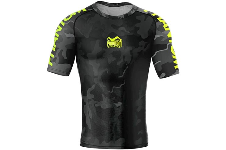 Camiseta de compresión, Mangas cortas - Evo Neon, Phantom Athletics