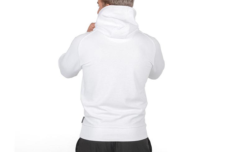 White hoodie with classic logo - Phantom Athletics