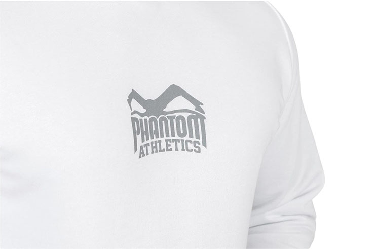 Sudadera blanca con capucha y logotipo clásico - Phantom Athletics