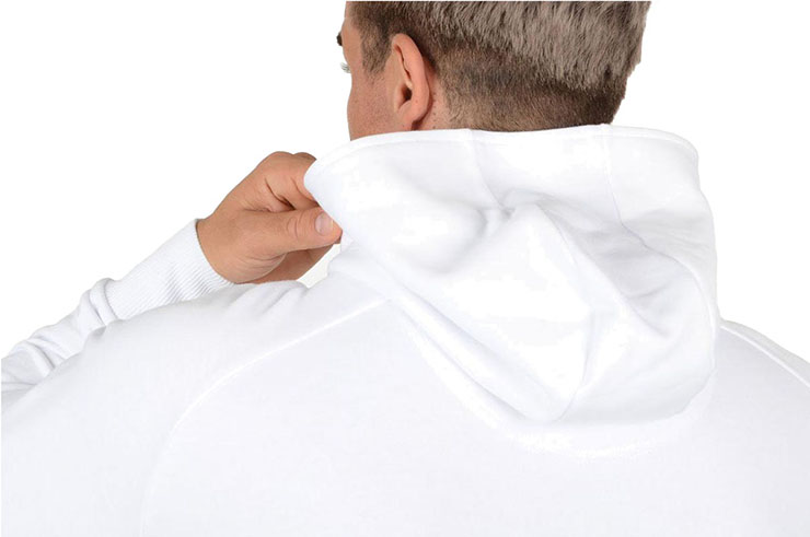 White hoodie with classic logo - Phantom Athletics