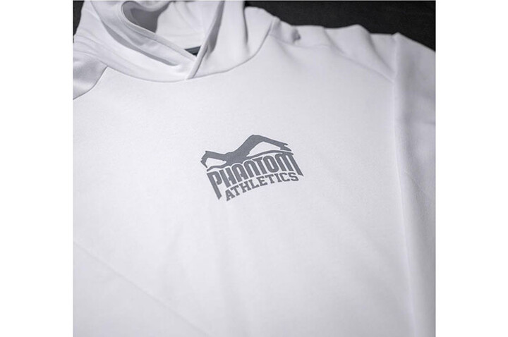 Sweatshirt à capuz Branco, Clássico - Phantom Athletics