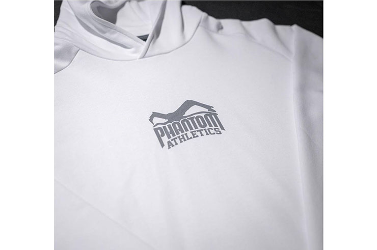 Sweatshirt à capuz Branco, Clássico - Phantom Athletics