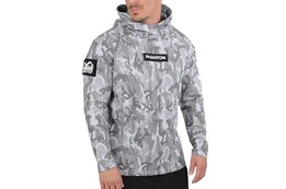 Sweatshirt à capuz, Camuflado Cinzento - Phantom Athletics