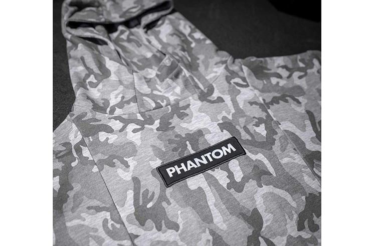 Grey camo hoodie - Phantom Athletics