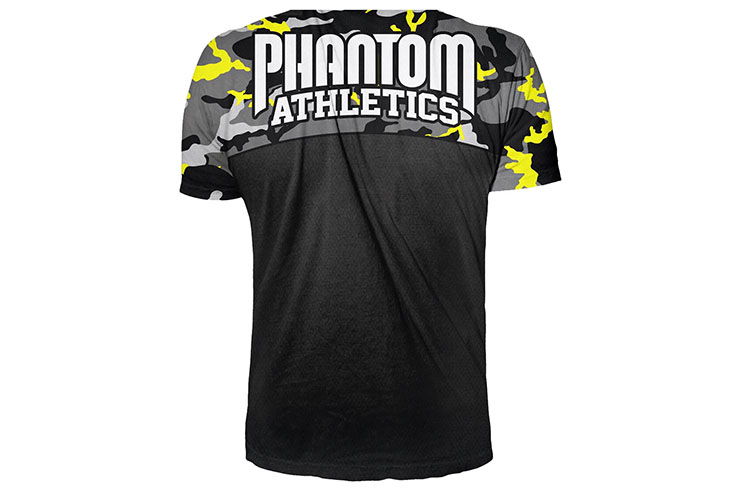 Camiseta deportiva con mangas cortas, Evo - Camo, Phantom Athletics