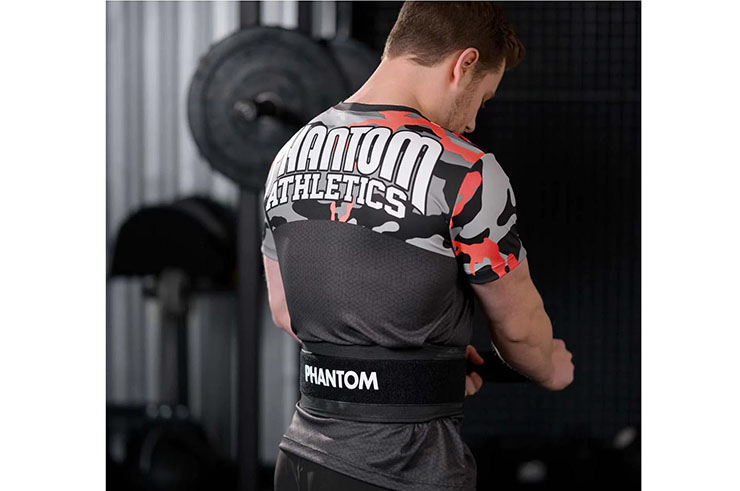 Camiseta deportiva con mangas cortas, Evo - Camo, Phantom Athletics