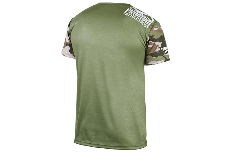 Camiseta deportiva con mangas cortas, Evo - Warfare, Phantom Athletics