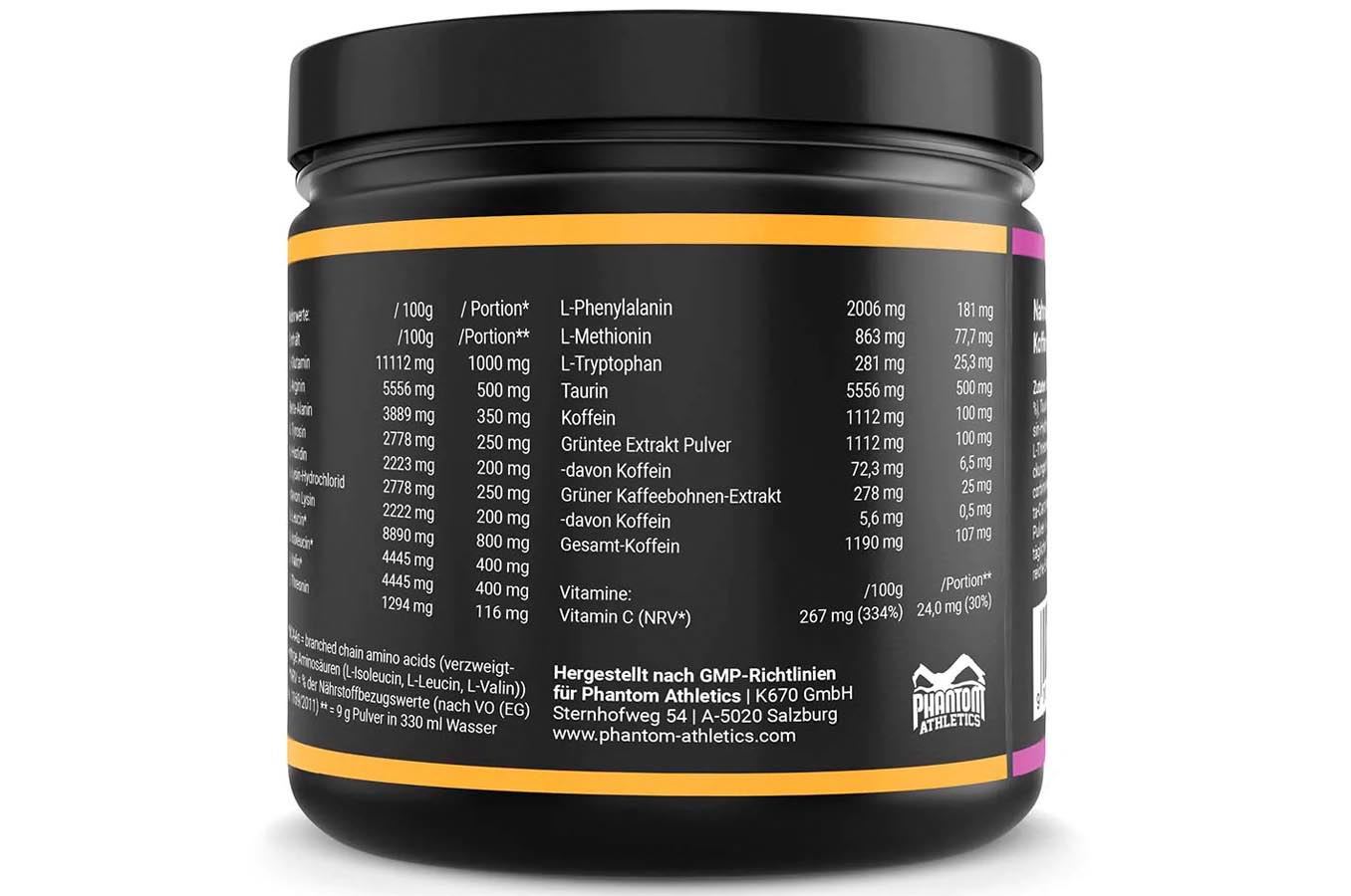 Amino EAA en poudre - Fruit de la Passion, Phantom Athletics