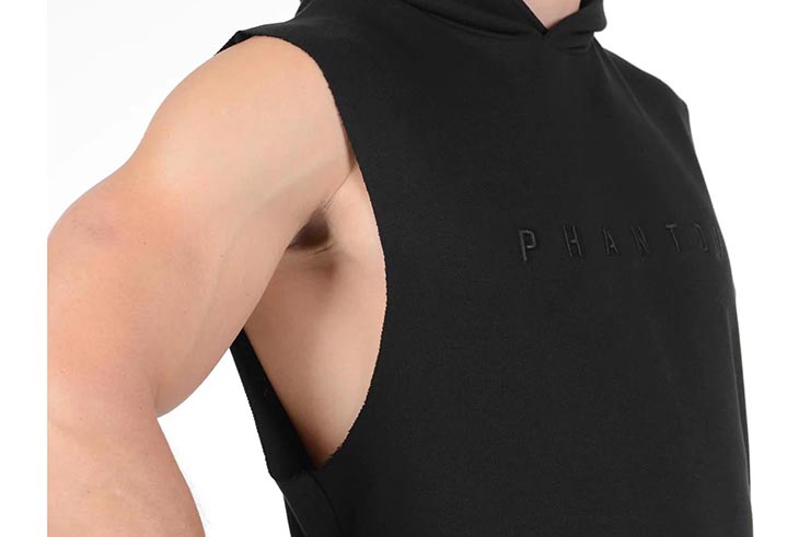 Hooded Sleeveless Sweatshirt - Vantage, Phantom Athletics