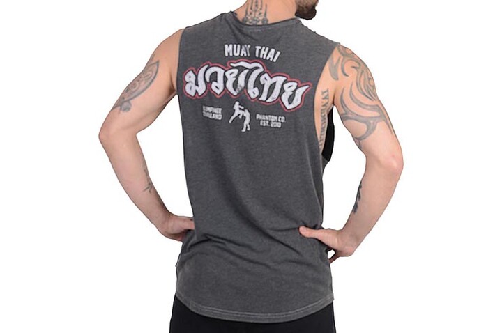 Camiseta de desporto, Sem Mangas - Muay Thaï, Phantom Athletics