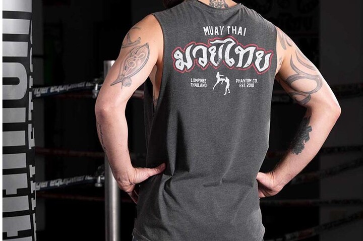 Camiseta de desporto, Sem Mangas - Muay Thaï, Phantom Athletics