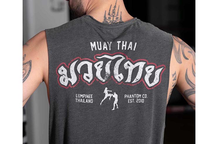 T-shirt de sport, sans manches - Muay Thaï, Phantom Athletics