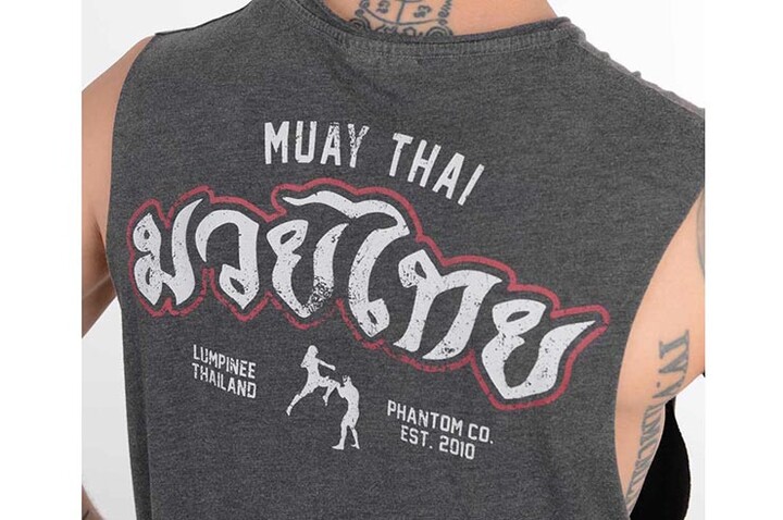 Camiseta de desporto, Sem Mangas - Muay Thaï, Phantom Athletics