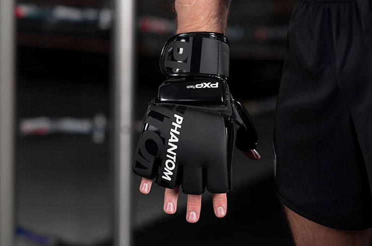 Gants MMA entraînement, avec pouce - APEX Hybrid, Phantom Athletics