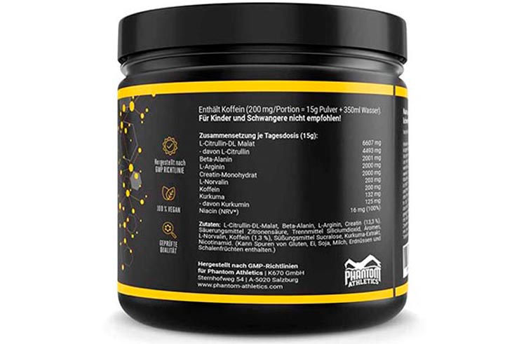 Complemento Alimenticio, Vegano - Energía, Phantom Athletics