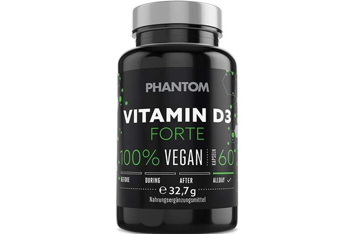 Informações adicionais Alimentação - Vitamina D3 Forte, Phantom Athletics