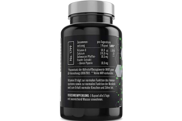 Informações adicionais Alimentação - Vitamina D3 Forte, Phantom Athletics