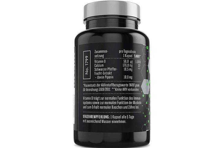 Complément Alimentaire - Vitamine D3 Forte, Phantom Athletics