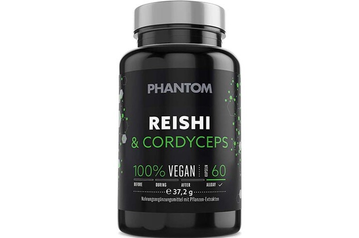 Informações adicionais Alimentação - Reishi & Cordyceps, Phantom Athletics