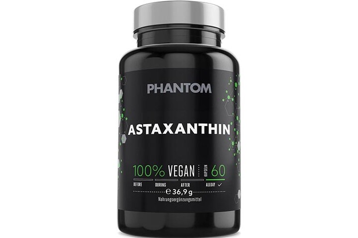 Informações adicionais Alimentação - Astaxantina, Phantom Athletics