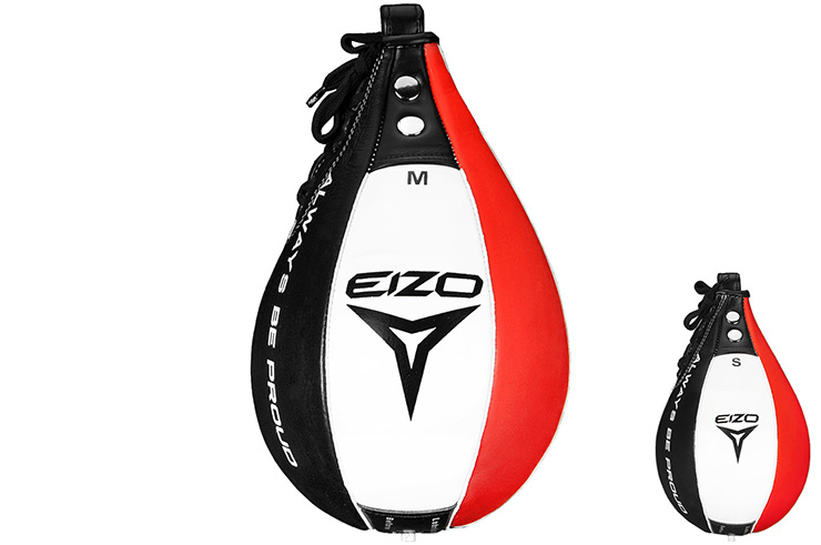 Speed Bag - white leather, Eizo Boxing