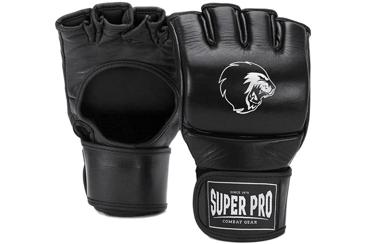 MMA Gloves, Leather - Slugger, Super Pro