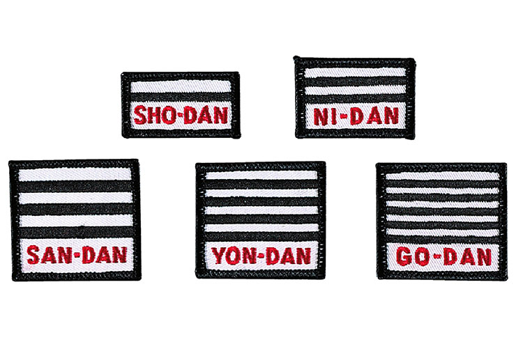 Embroidered patches, Dan of Judo