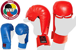 Karate Gloves, Thumbless - WKF, Wacoku