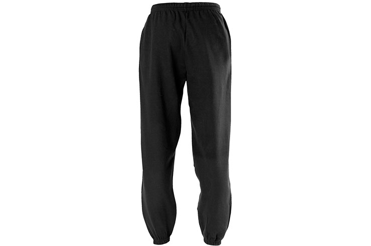 Pantalon deportivo, Negro - Algodón, Qi