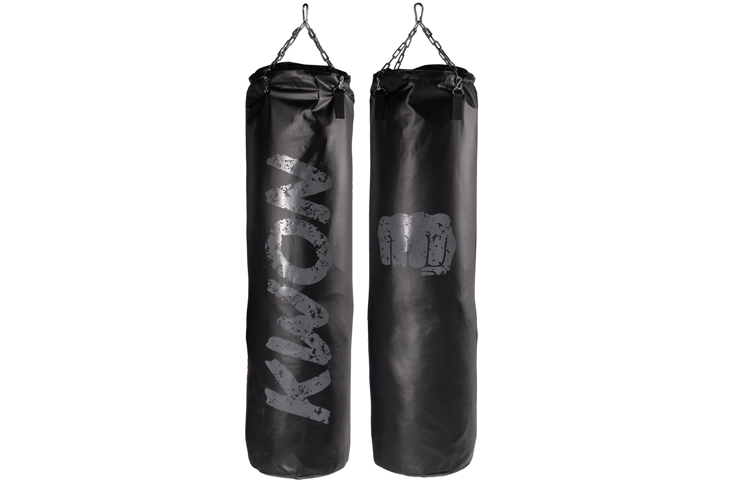 Sac de frappe Cuir CARBON FIGHT 120 Métal Boxe 