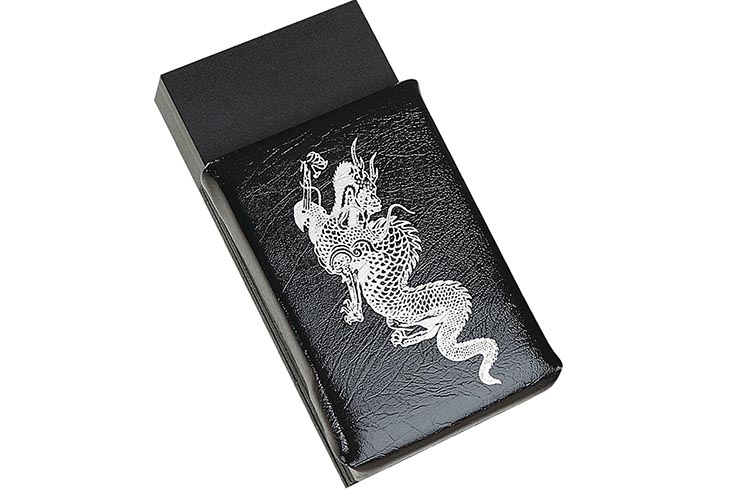 Traditional wall-mounted Makiwara - Black with design