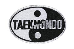 Embroidery badge, Yin & Yang -Taekwondo