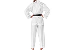 Kimono De Karaté Kumite 12 Oz - 100% Coton, Coupe Moderne, Manches Et Jambes Longues - Blanc - 4