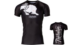 Camiseta de compressão, Mangas Curto - Lutar contra a natureza