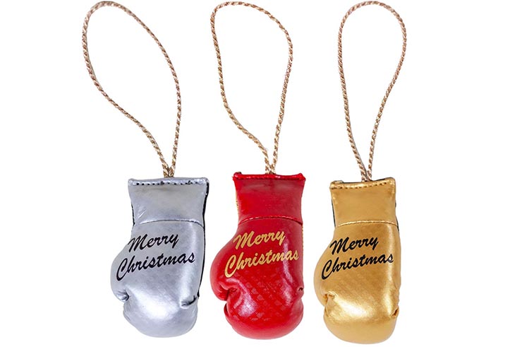 Decoração de árvore de Natal, luvas de boxe - Kwon