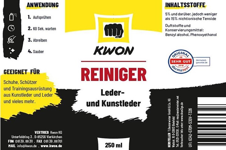 KWON Limpador de couro e couro sintético