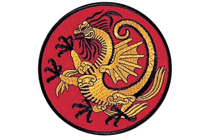 Distintivo à bordar, Dragão Vermelho & Ouro