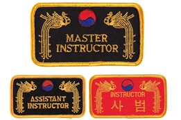 Parche de bordado - Maestro, Assistant & Instructor
