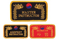 Ecusson à broder - Master, Assistant & Instructor