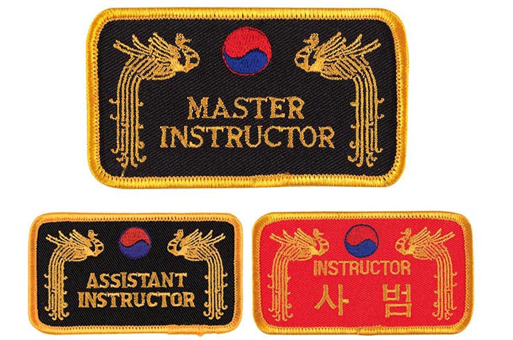 Embroidery patch - Master, Assistant & Instructor