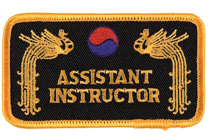 Ecusson à broder - Master, Assistant & Instructor