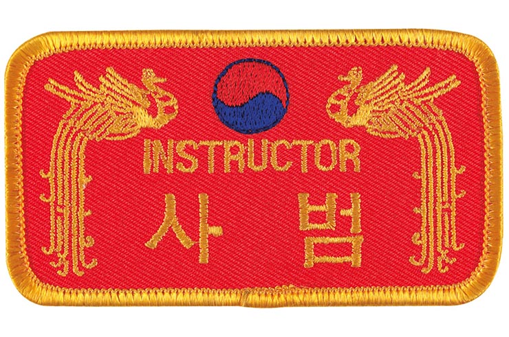Embroidery patch - Master, Assistant & Instructor