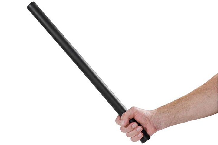 Bastão de espuma 55 cm - Preto, Revestimento em PVC
