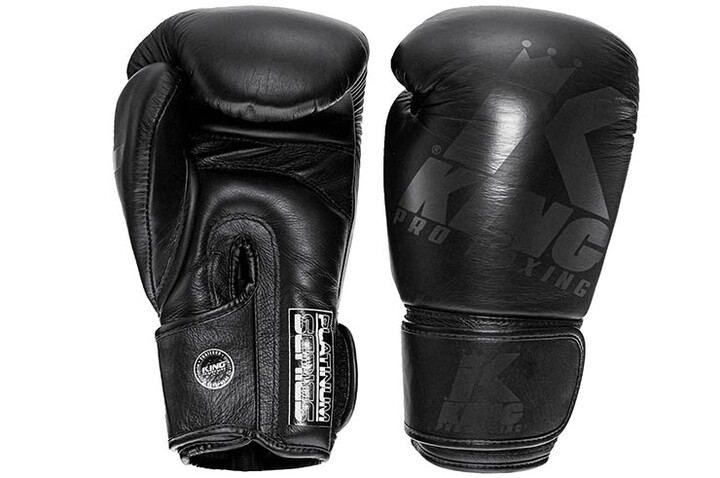 Gants de Boxe, Cuir - Platinium, King Pro Boxing