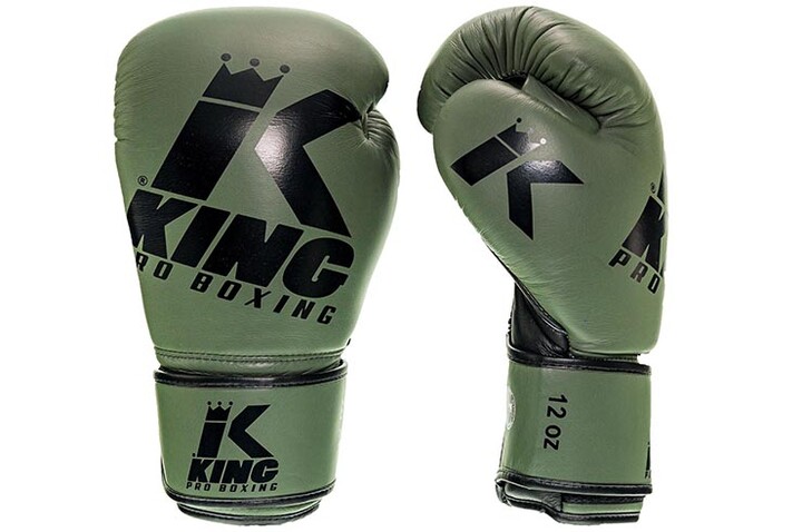 Gants de Boxe, Cuir - Platinium, King Pro Boxing