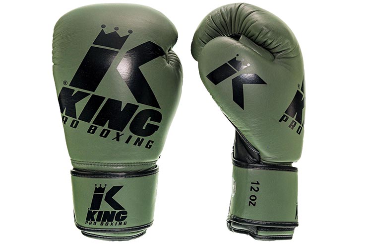 Gants de Boxe, Cuir - Platinium, King Pro Boxing