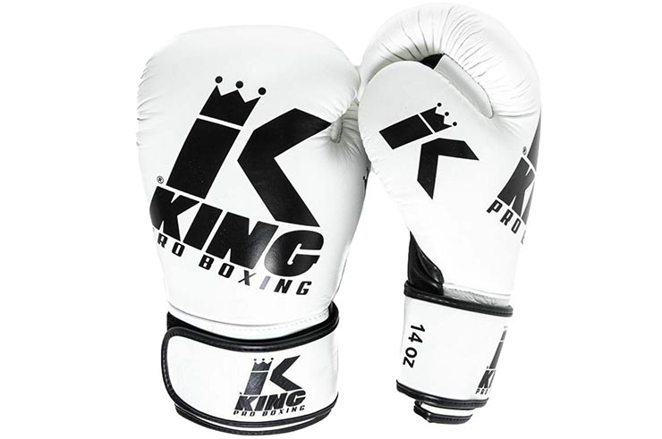 Guantes de Boxeo, Cuero - Platinium, King Pro Boxing
