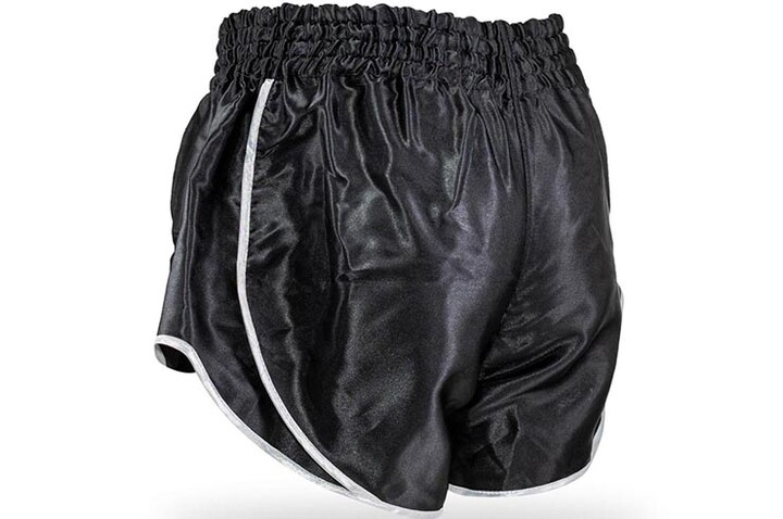 Short de Muay Thaï, Preto - Retro Slugger, Reforço