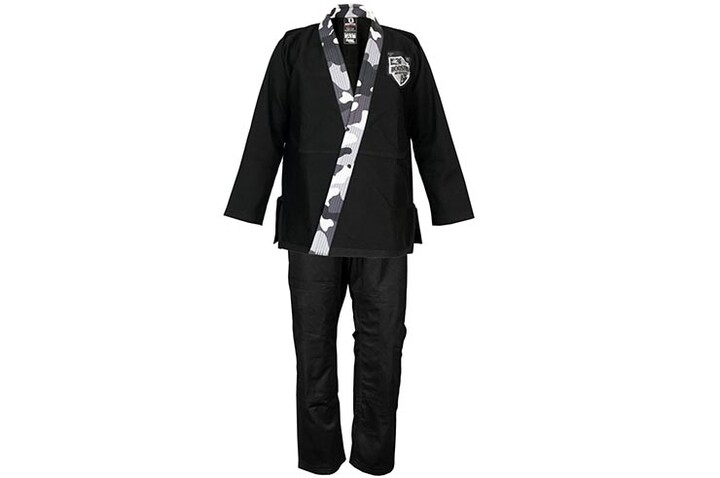 Quimono de Jiu-Jitsu Brasileiro- Camuflagem preta, Booster