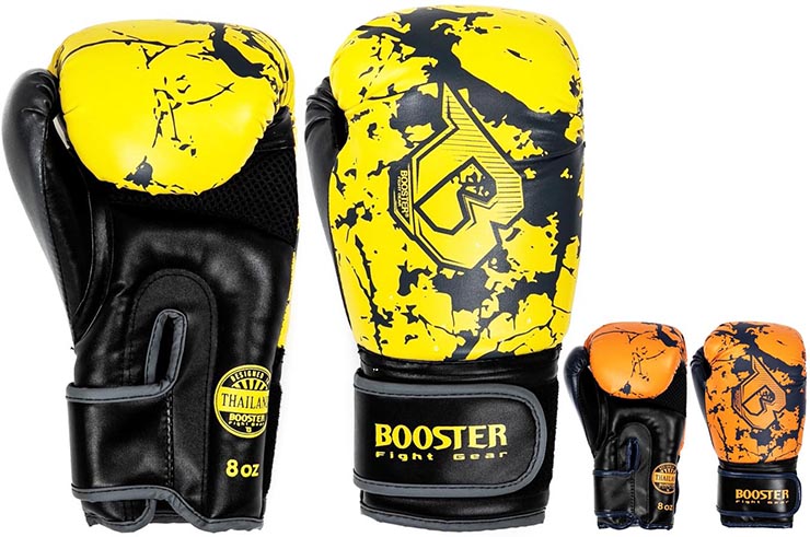 Boxing Gloves, Children - Marble Neon, Booster